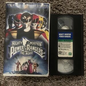Mighty Morphin Power Rangers: The Movie (VHS, 1995, English‎ Version)  Vintage